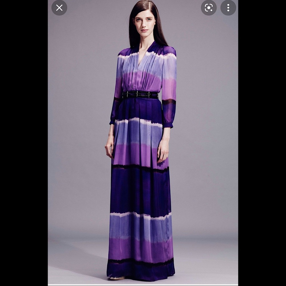 Alberta ferretti silk gown